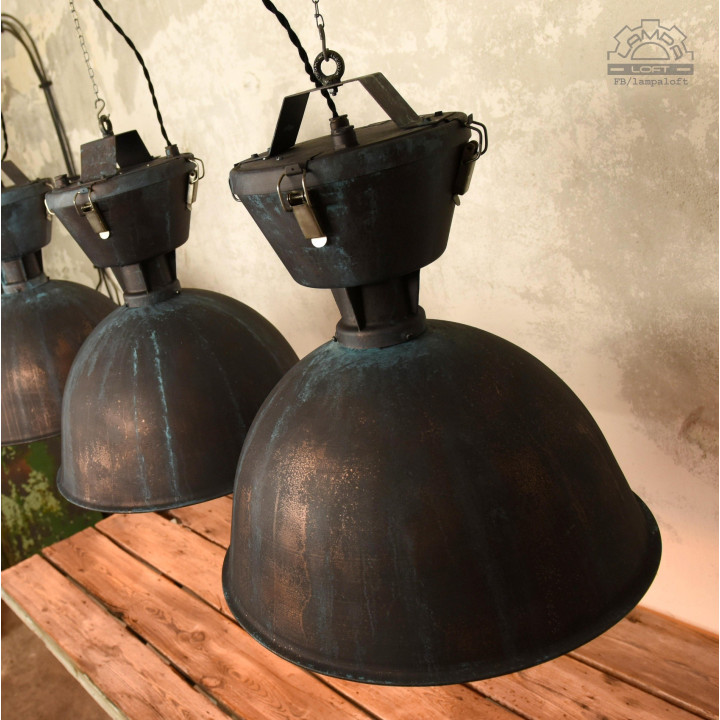 Lampy industrialne Glamox z lat 70'