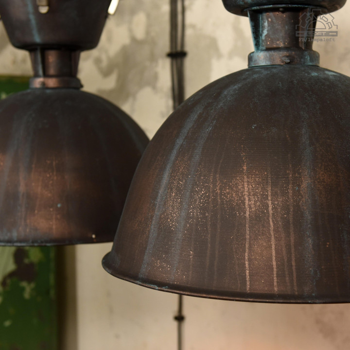 Lampy industrialne Glamox z lat 70'