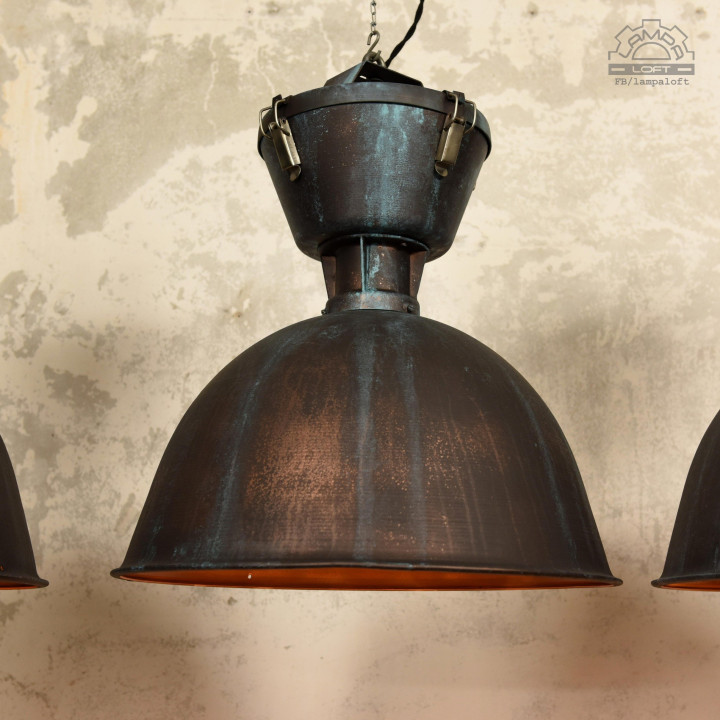 Lampy industrialne Glamox z lat 70'
