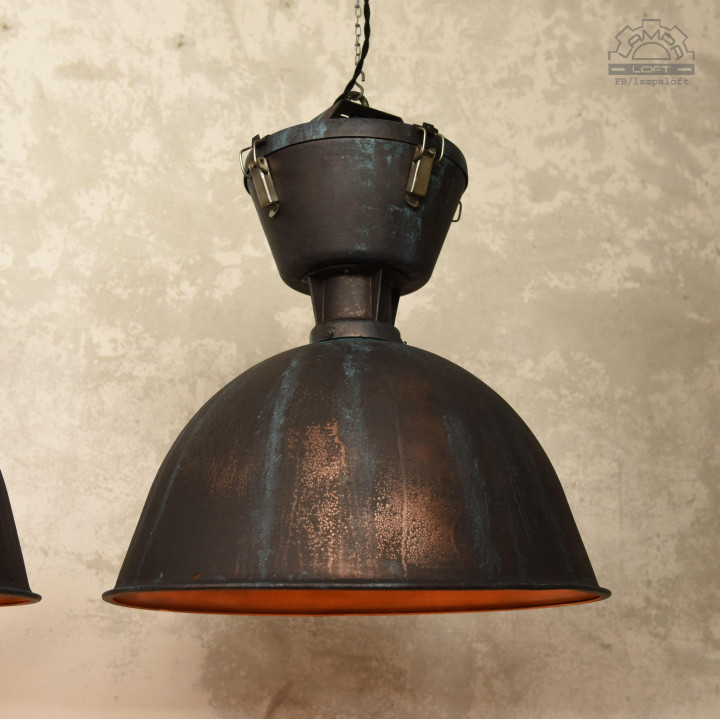 Lampy industrialne Glamox z lat 70'