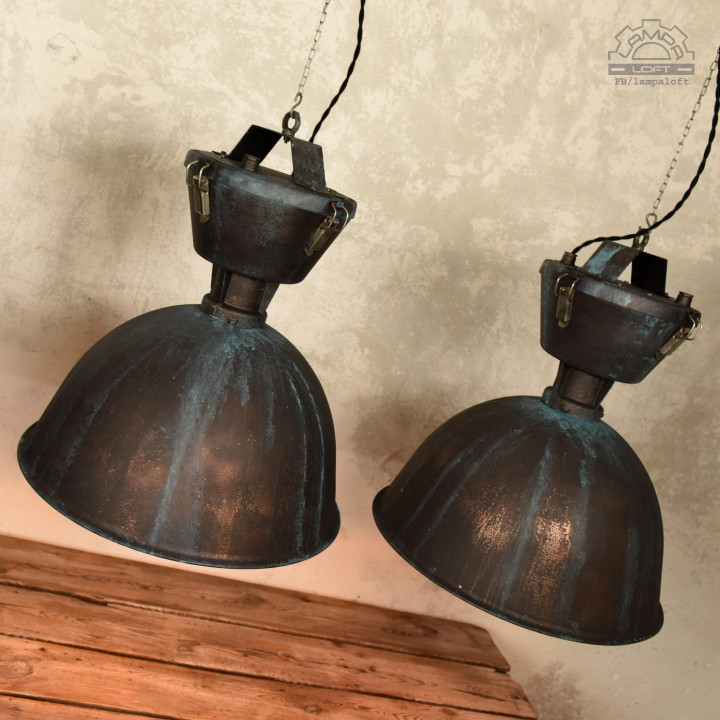 Lampy industrialne Glamox z lat 70'