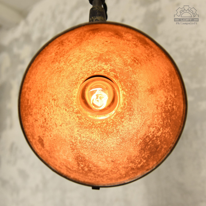 Lampa industrialna z lat 30' KANDEM nr 595