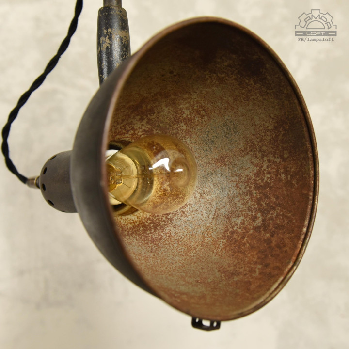 Lampa industrialna z lat 30' KANDEM nr 595