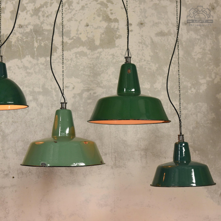 Lampy industrialne z lat 50/70'