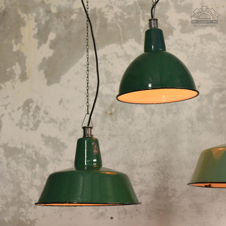 Lampy industrialne z lat 50/70'