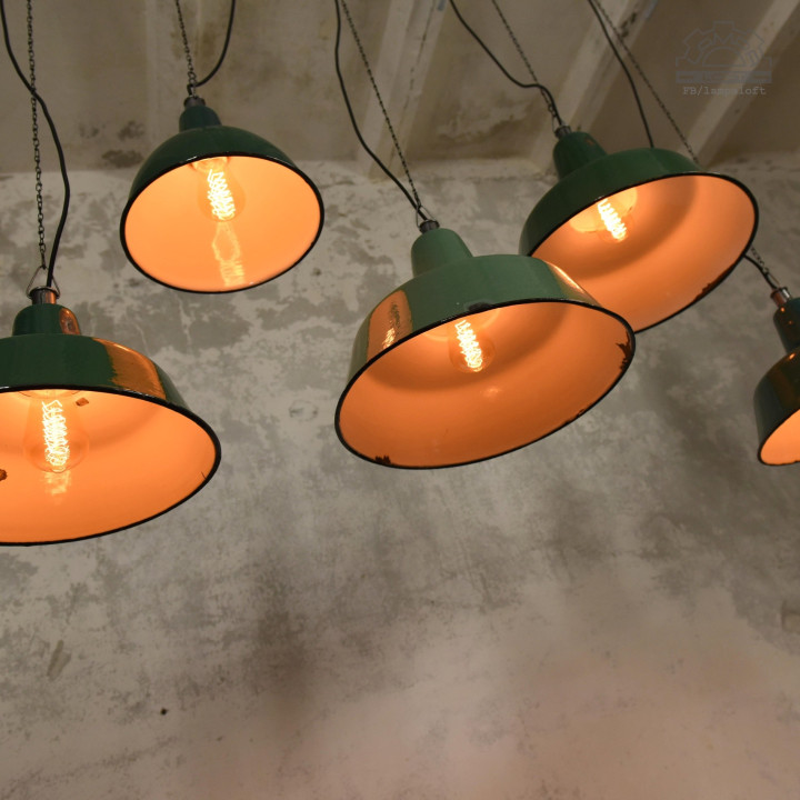 Lampy industrialne z lat 50/70'