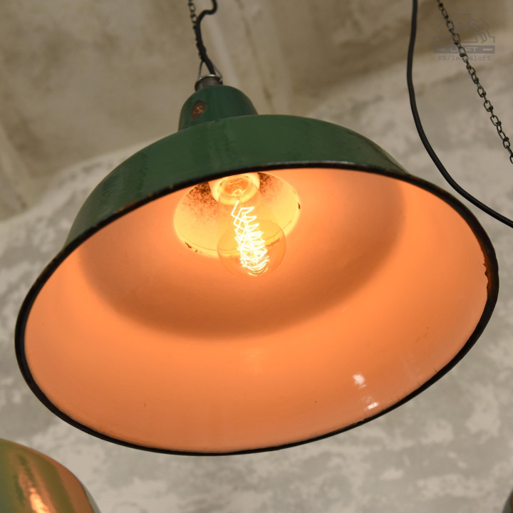 Lampy industrialne z lat 50/70'