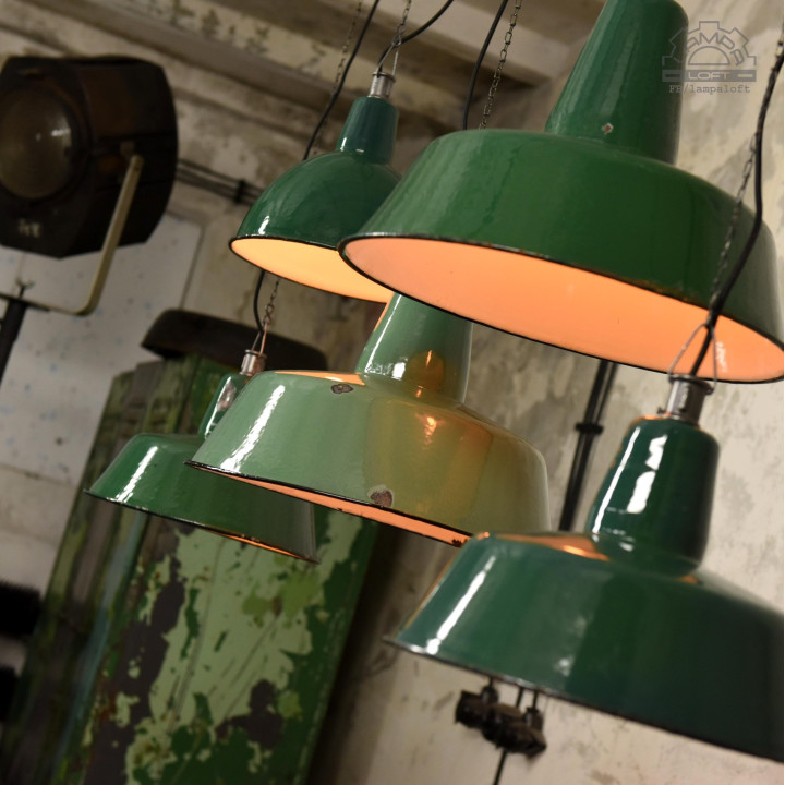 Lampy industrialne z lat 50/70'