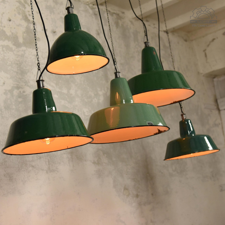 Lampy industrialne z lat 50/70'