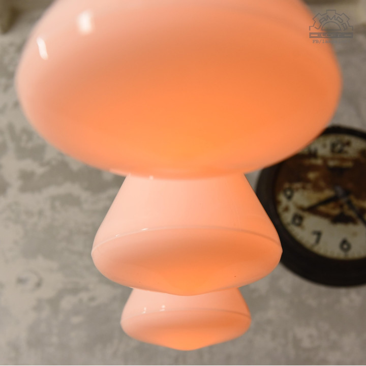 Lampy porcelanowe z kloszem Art Deco