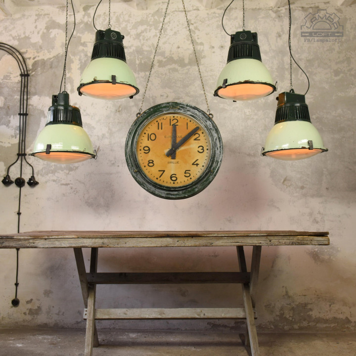 Lampy emaliowane z lat 80'