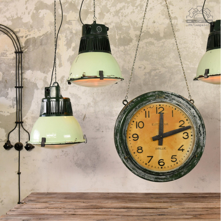 Lampy emaliowane z lat 80'