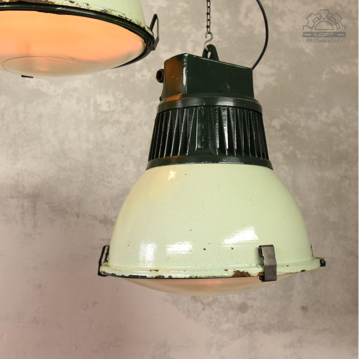 Lampy emaliowane z lat 80'