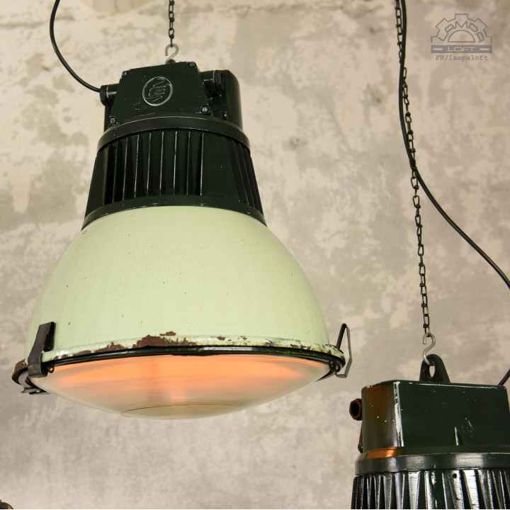Lampy emaliowane z lat 80'