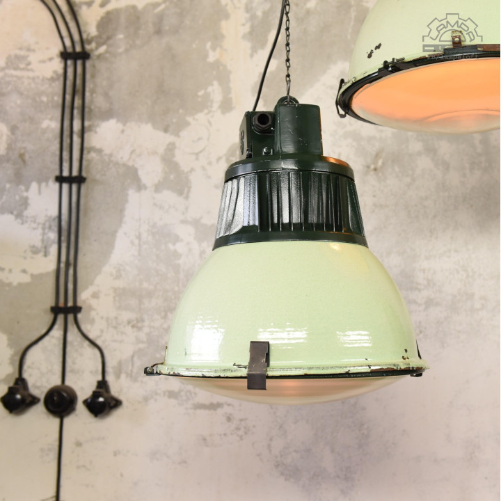 Lampy emaliowane z lat 80'