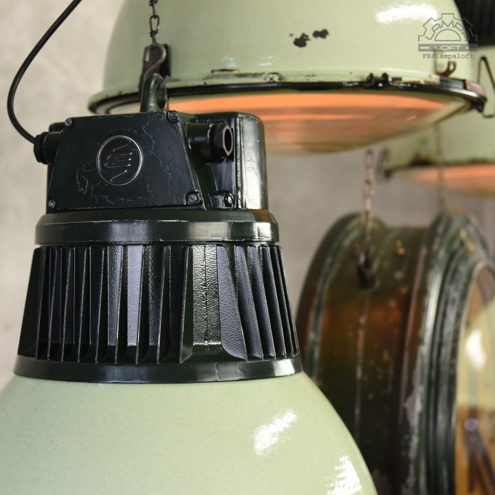 Lampy emaliowane z lat 80'