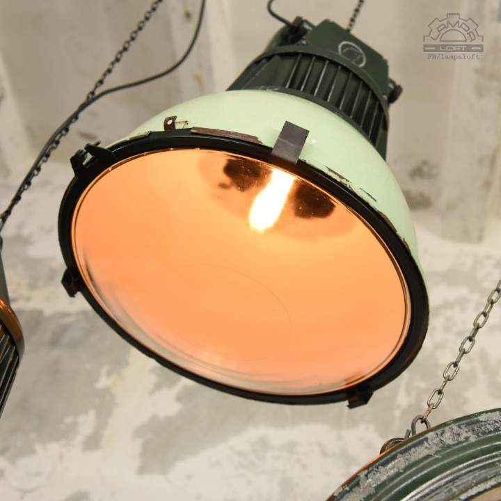 Lampy emaliowane z lat 80'