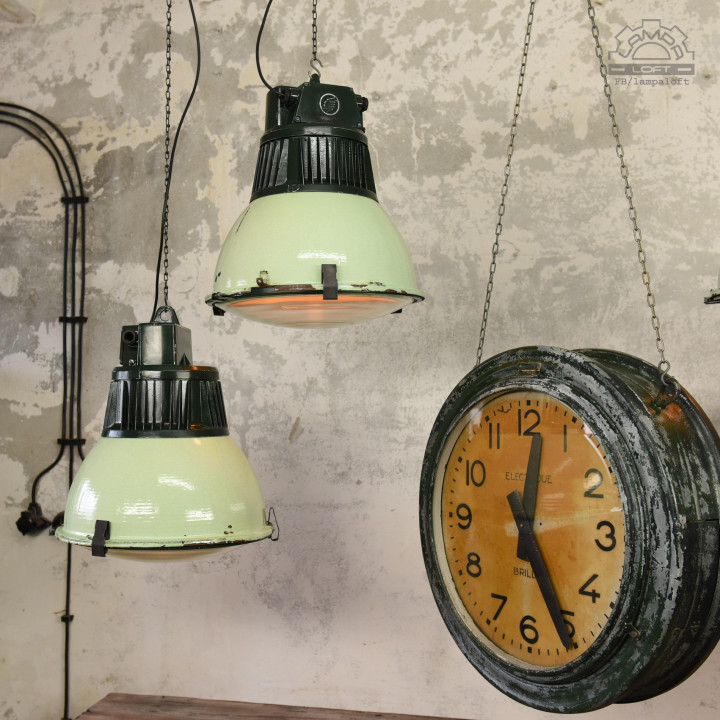 Lampy emaliowane z lat 80'