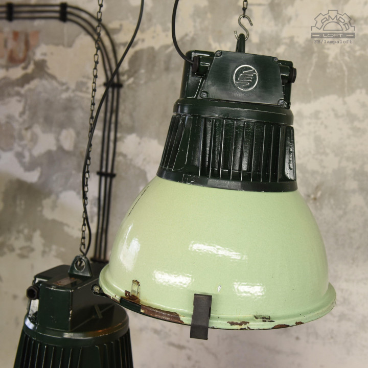 Lampy emaliowane z lat 80'