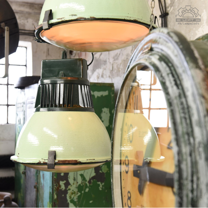 Lampy emaliowane z lat 80'
