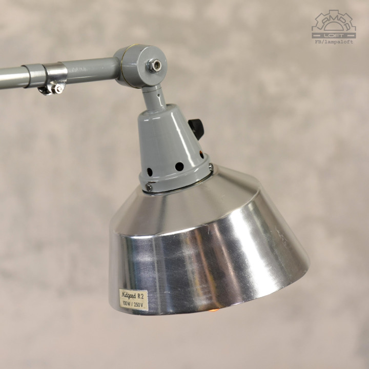 Lampa przegubowa MIDGARD z lat 60'