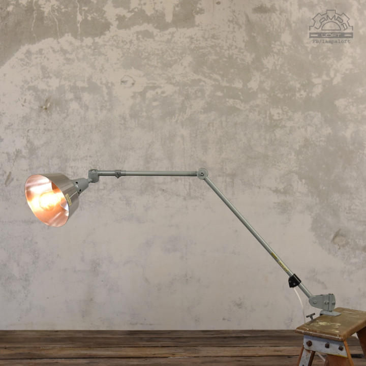 Lampa przegubowa MIDGARD z lat 60'