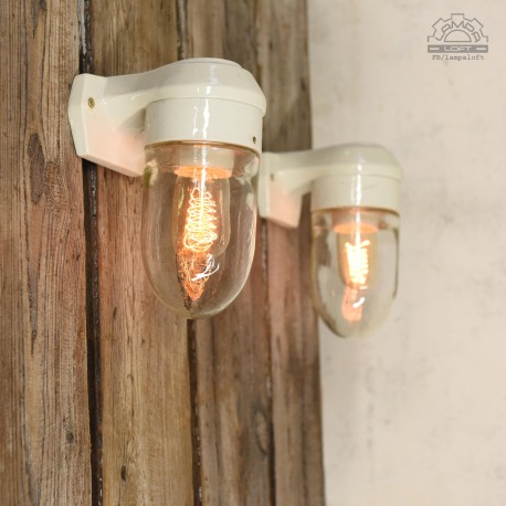 Kinkiety porcelanowe w stylu Art Deco