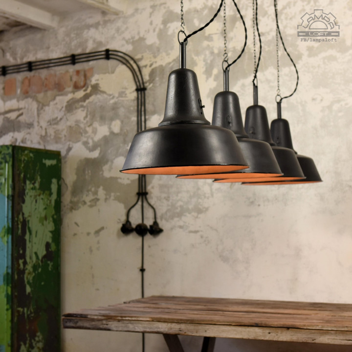 Lampy industrialne OŻb-2 z lat 50'