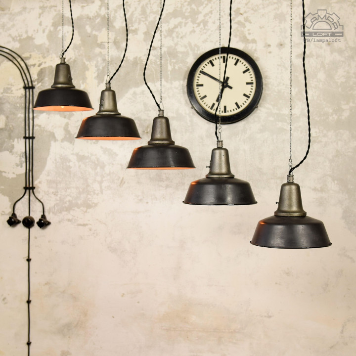 Lampy industrialne OŻb-1 z lat 50'