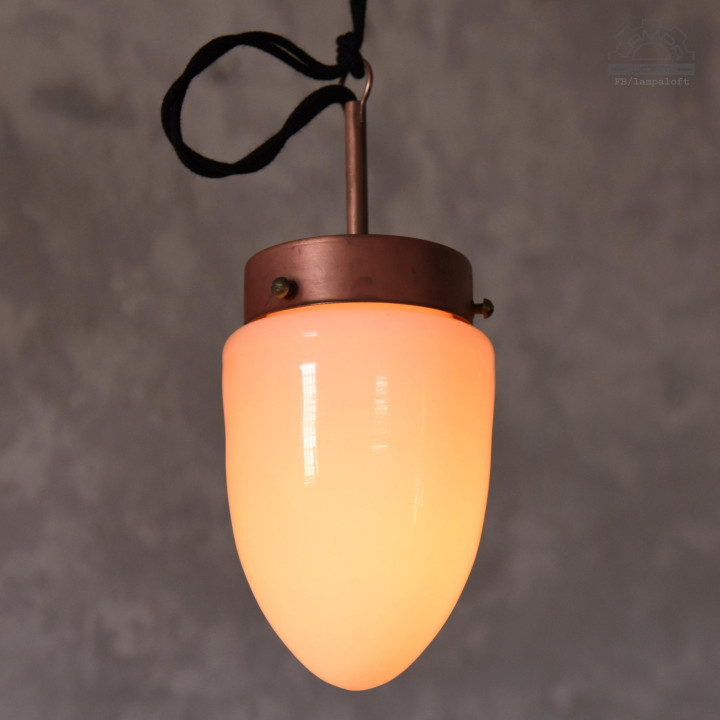 Lampy porcelanowe z kloszem szklanym