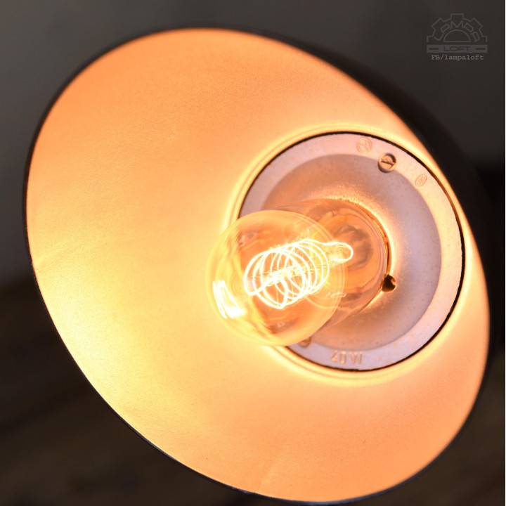 Lampa biurkowa Elektrosvit z lat 50'