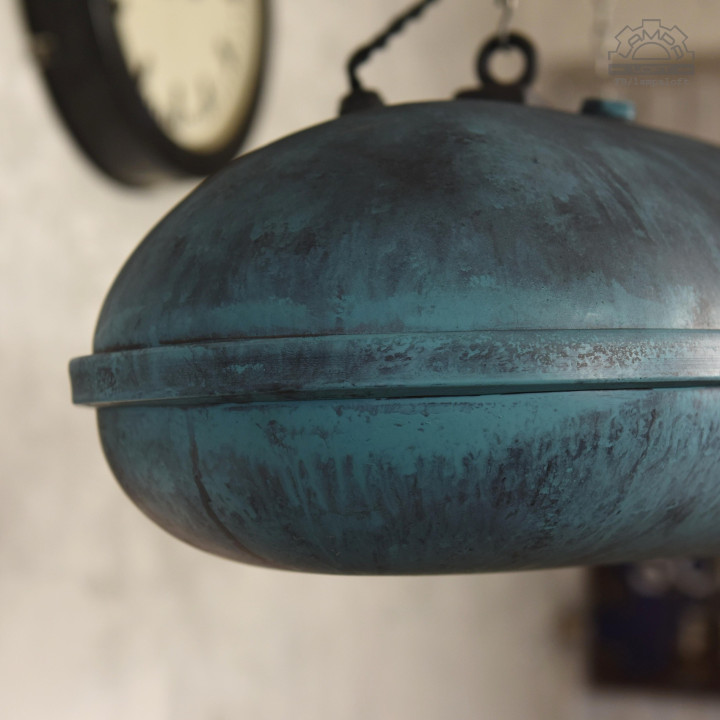 Lampa industrialna VEB Leuchenbau Leipzig
