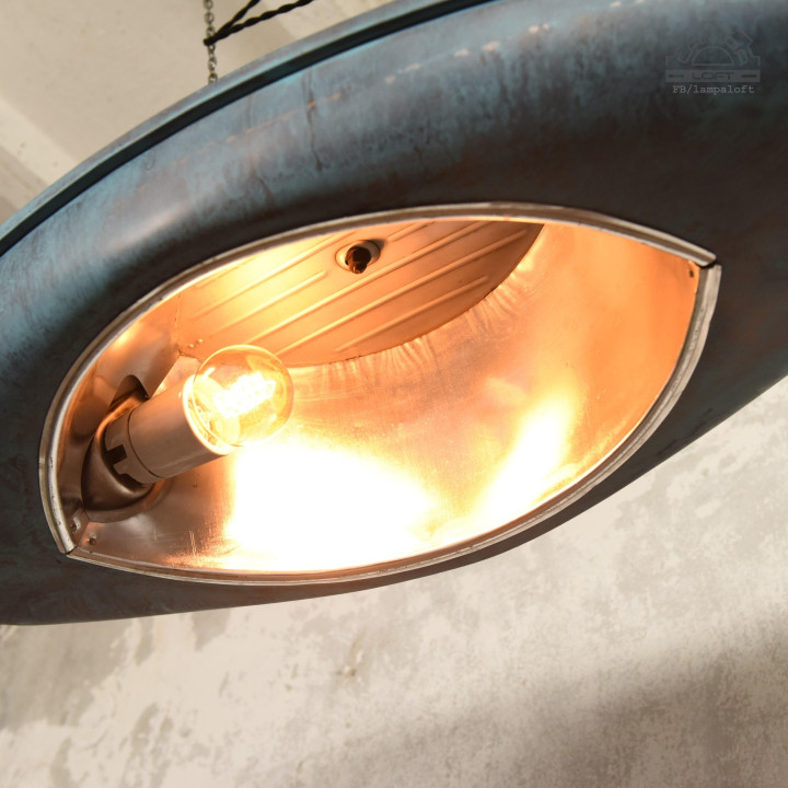 Lampa industrialna VEB Leuchenbau Leipzig