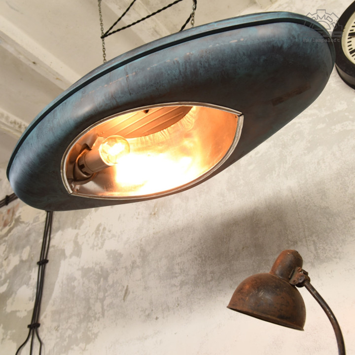 Lampa industrialna VEB Leuchtenbau Leipzig
