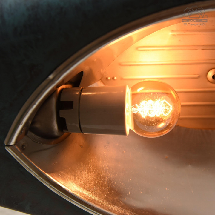 Lampa industrialna VEB Leuchenbau Leipzig
