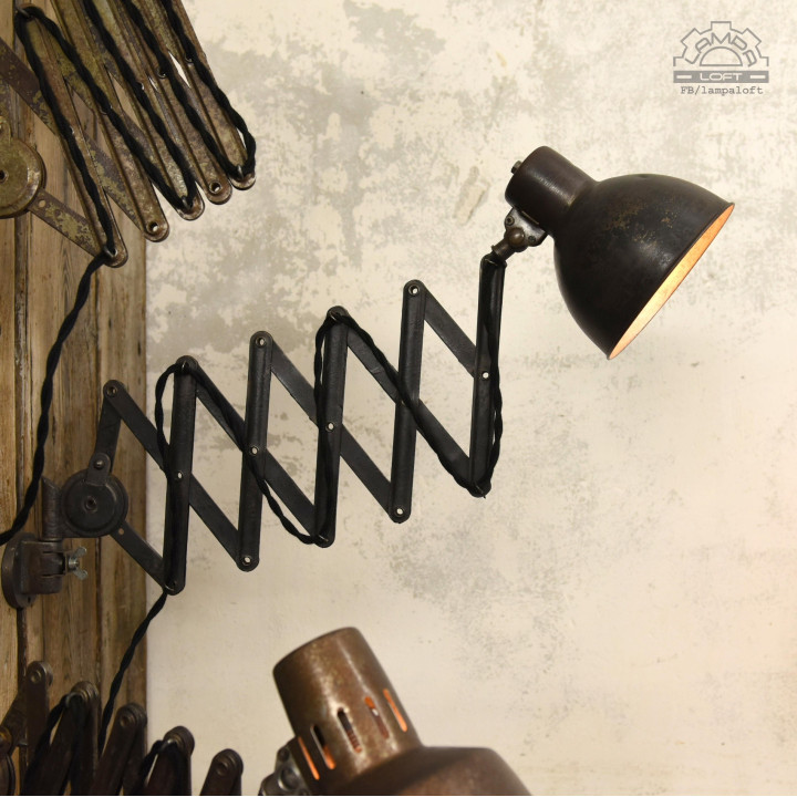 Lampy nożycowe z lat 50/70'