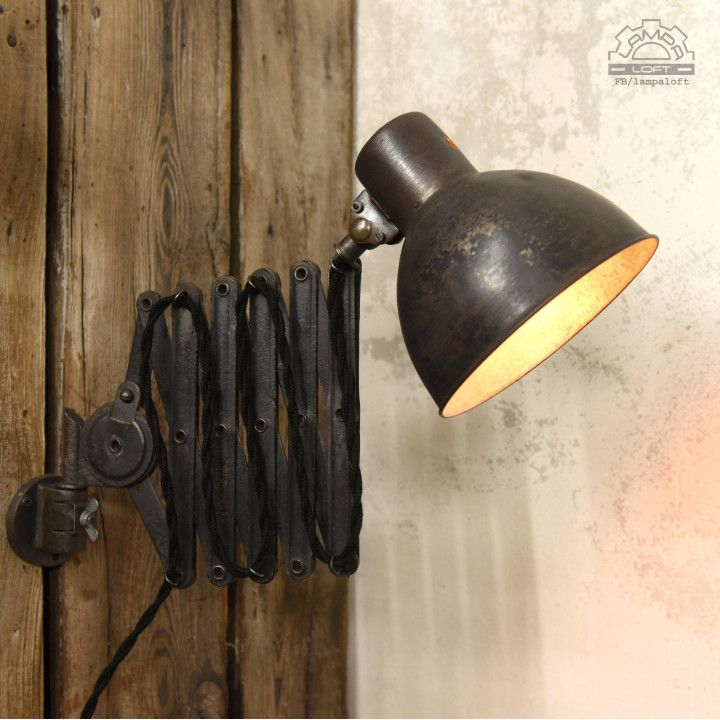 Lampy nożycowe z lat 50/70'