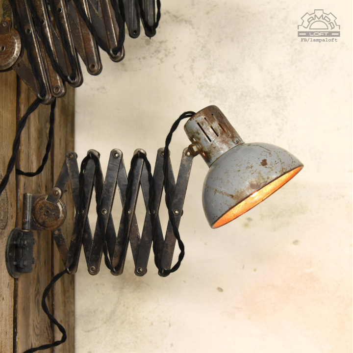 Lampy nożycowe z lat 50/70'