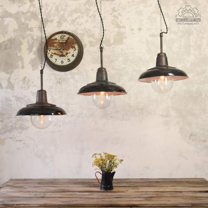 Lampy industrialne z lat 50'