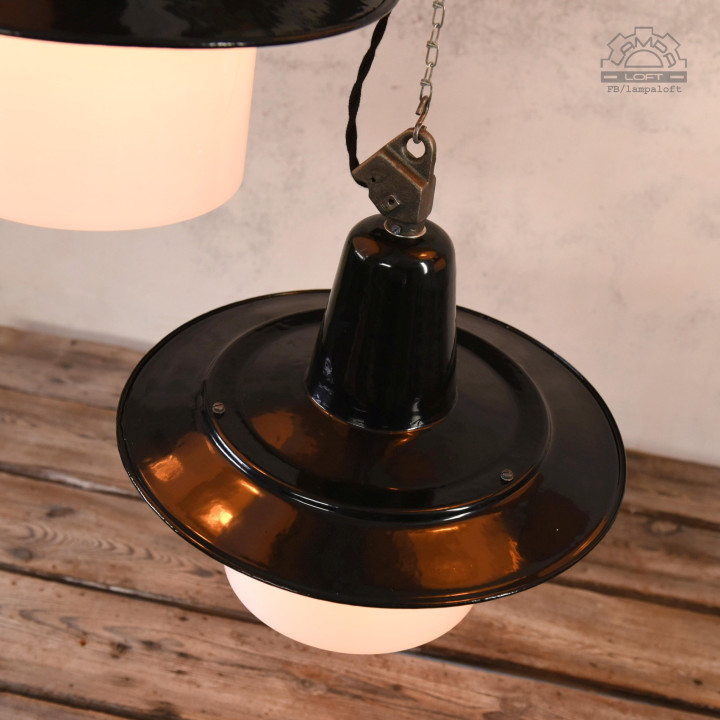 Lampy industrialne OBp-2 z lat 60'