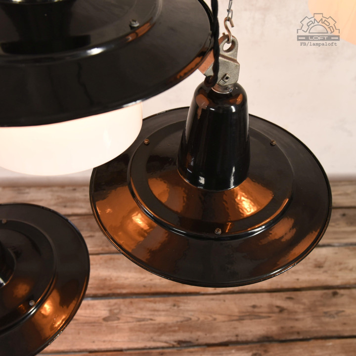 Lampy industrialne OBp-2 z lat 60'