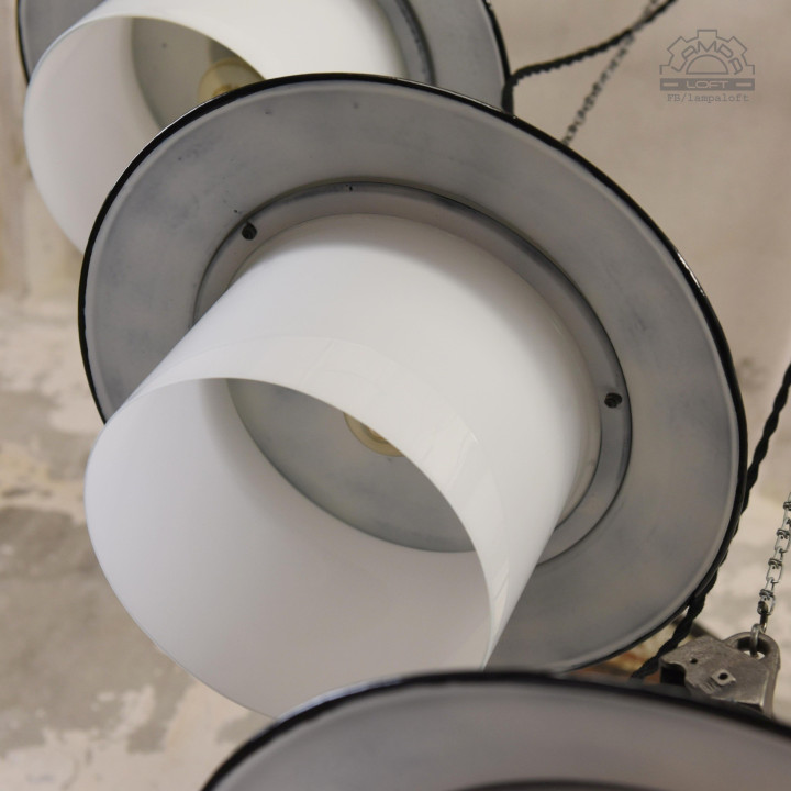 Lampy industrialne OBp-2 z lat 60'