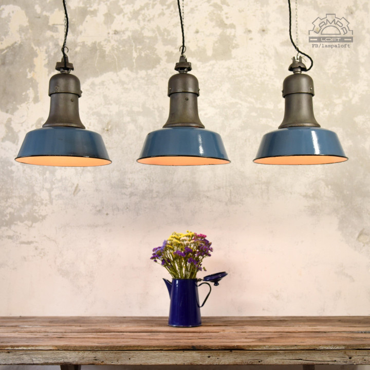 Lampy industrialne OŻb-3 z lat 50'