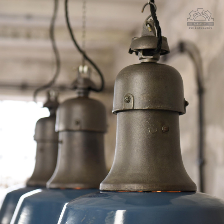 Lampy industrialne OŻb-3 z lat 50'