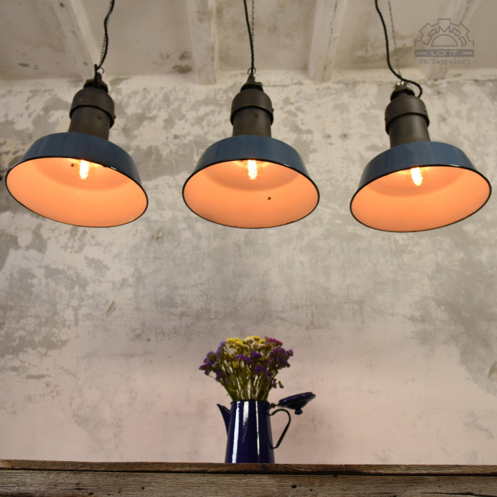 Lampy industrialne OŻb-3 z lat 50'