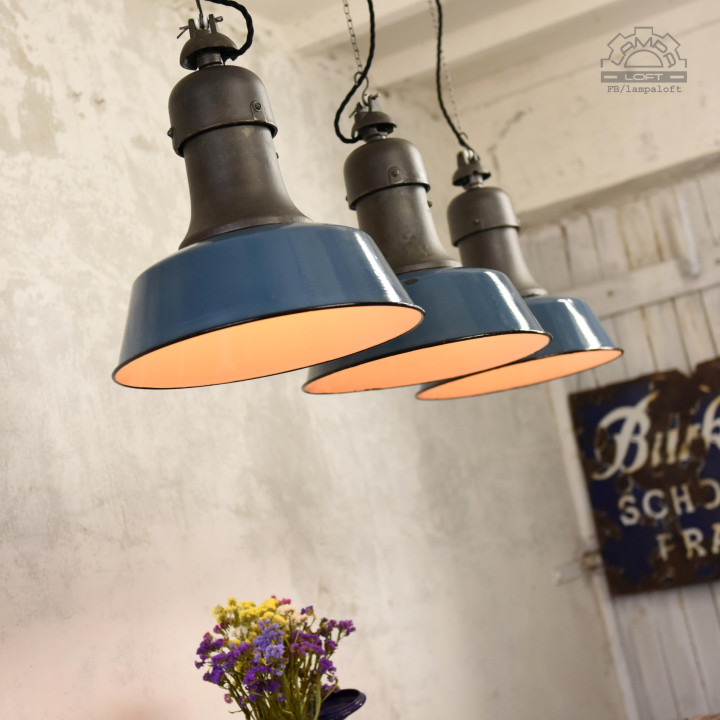 Lampy industrialne OŻb-3 z lat 50'