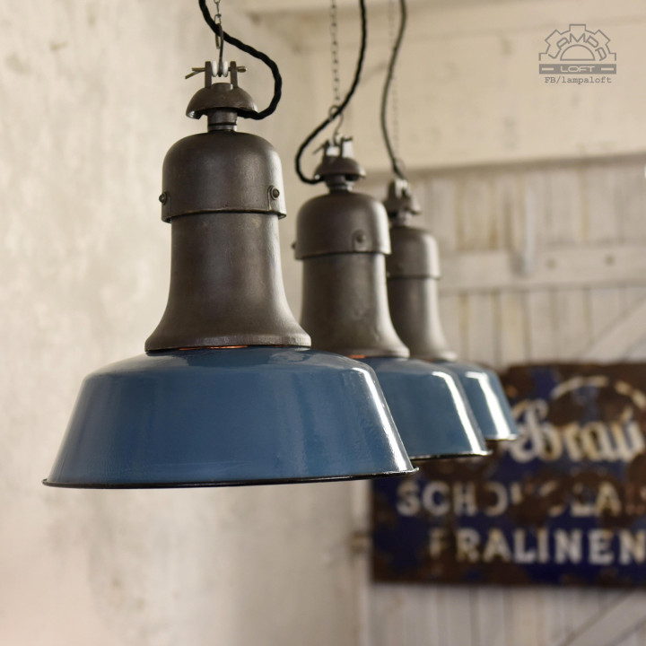 Lampy industrialne OŻb-3 z lat 50'