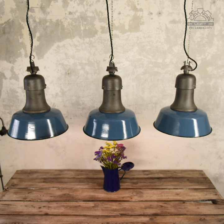 Lampy industrialne OŻb-3 z lat 50'