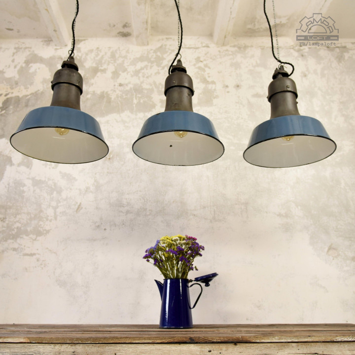 Lampy industrialne OŻb-3 z lat 50'