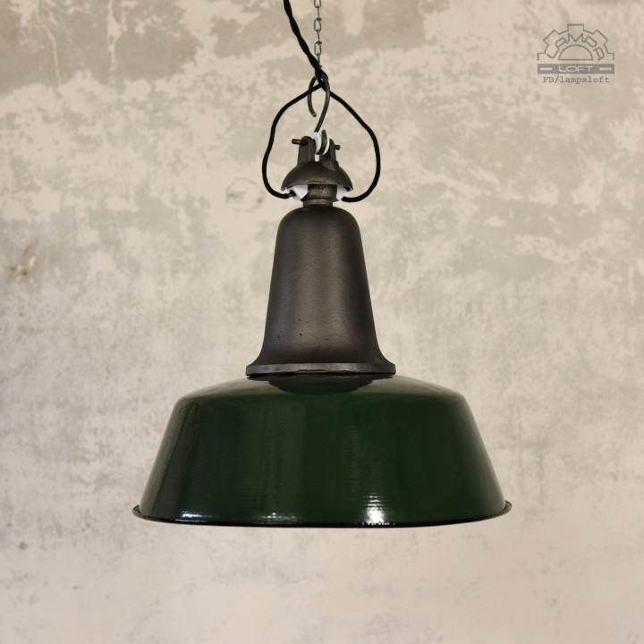 Lampa industrialna OŻb-2 z lat 50'